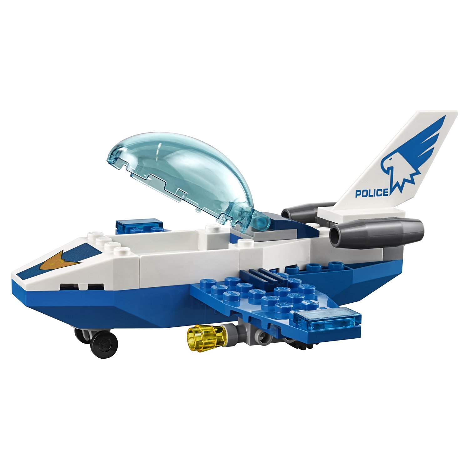 Конструктор из серии Lego City Police - Воздушная полиция: патрульный самолёт  